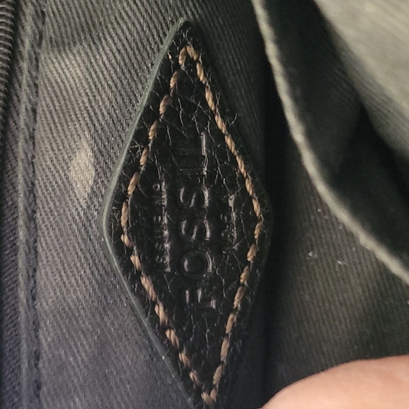 Mini Fossil Leather Crossbody - Picture 8 of 8